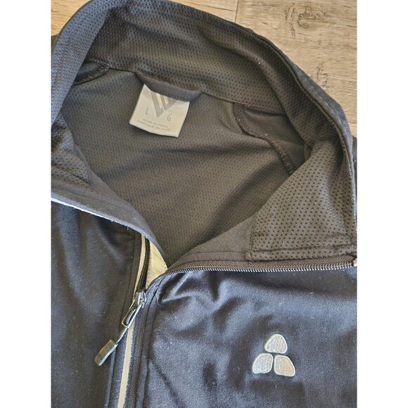 LEVELWEAR Black Golf Quarter Zip Long Sleeve Pullover Womens Size Large - Picture 4 of 7